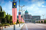 View of the Prime Minister's office from the Seri Gemilang Bridg