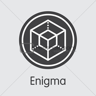 Enigma - Cryptocurrency Illustration.
