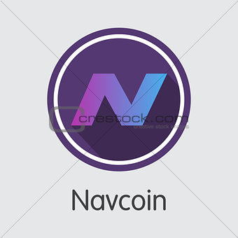 Navcoin - Virtual Currency Trading Sign.