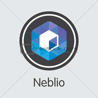 Neblio Crypto Currency - Vector Web Icon.