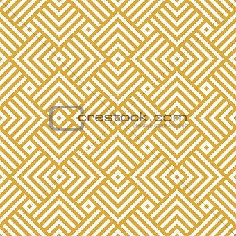Vector golden background. Seamless geometric pattern