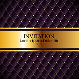 Luxury Invitation Background Template Vector Illustration