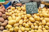Potatoes in the market
