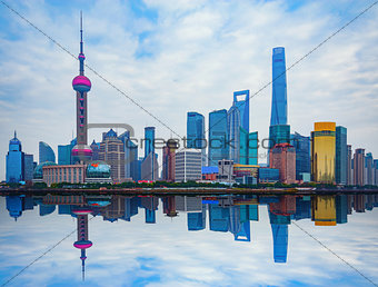 Shanghai city center.