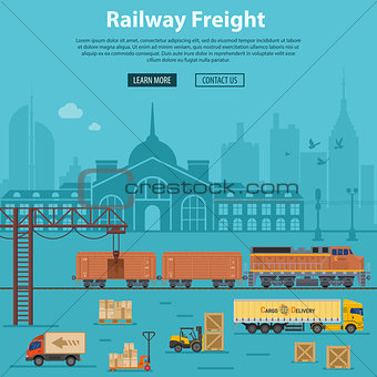 Railway Freight Delivery and Logistics