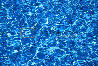 a pool water as a background