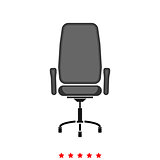 Office chair it is icon .