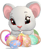 beautiful Easter mouse