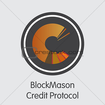 Blockmason Credit Protocol - Cryptographic Currency Symbol.
