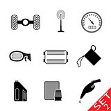 Car Parts icon set 2