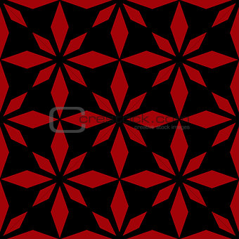Art abstract geometric dark red black pattern