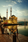 Mosque and Bosphorus bridge