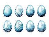Set of easter eggs