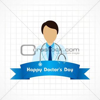 Vector illustration of National Doctors Day stock image