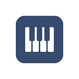 Piano Keys Icon
