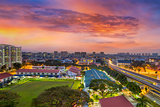 Sunrise by MRT Station in Eunos Singapore