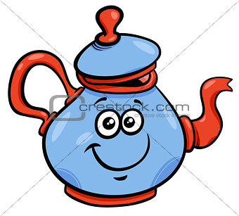 teapot or kettle cartoon character