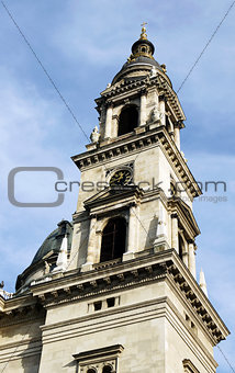 Bell tower at St. Stephen basilica