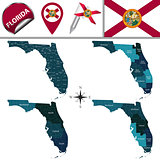 Map of Florida with Regions