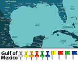 Gulf of Mexico map