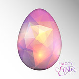 Decorative Easter background with cut out egg design