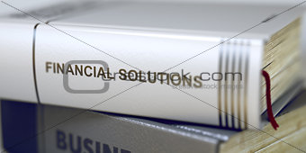 Book Title of Financial Solutions. 3d