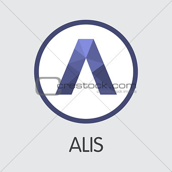 Alis Digital Currency - Vector Symbol.