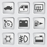 Car Dashboard icons
