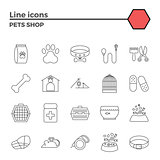 Pets shop icons