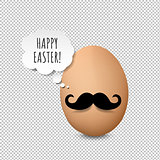 Happy Easter Card Transparent Background
