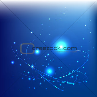 Abstrack blue lights