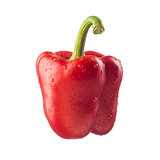 Fresh bell pepper on white background