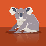 Flat design Koala