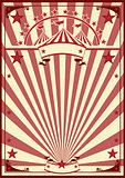 Circus retro poster