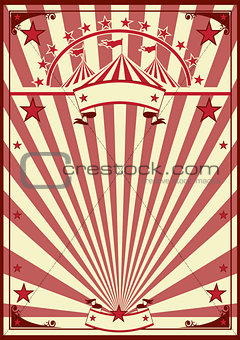 Circus retro poster