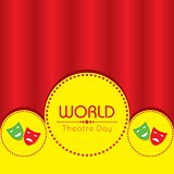 vector illustration for World Theatre Day design