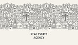 Real Estate Agency Banner Concept