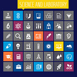 Science and Laboratory icon set