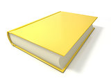 Yellow book. 3D