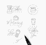 Coffee pen line elements