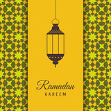 Greeting card, invitation for Muslim community holy month Ramadan Kareem.
