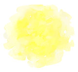 Yellow watercolor vector texture