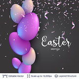 Easter background template.