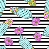 pattern with cactuses