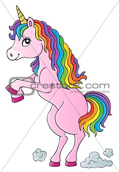 Standing unicorn theme image 1