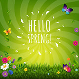 Hello Spring Poster