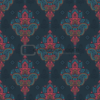 Mandala. Ethnic motifs vector seamless pattern