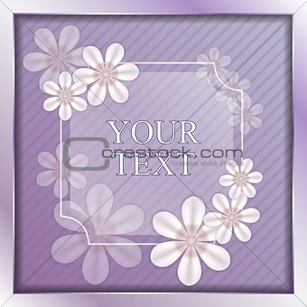 The vector violet background.