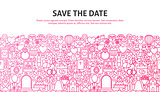 Save the Date Web Concept