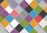 Abstract design background with squares pattern